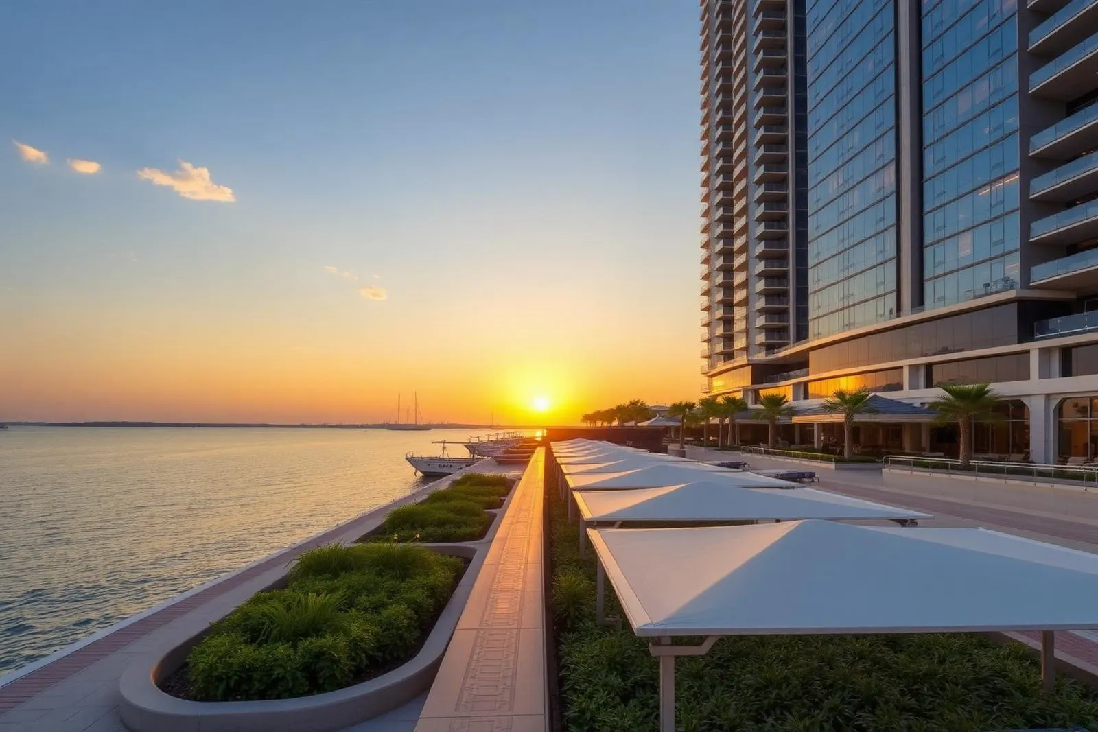 Waterfront living with direct access to serene beach shores.
